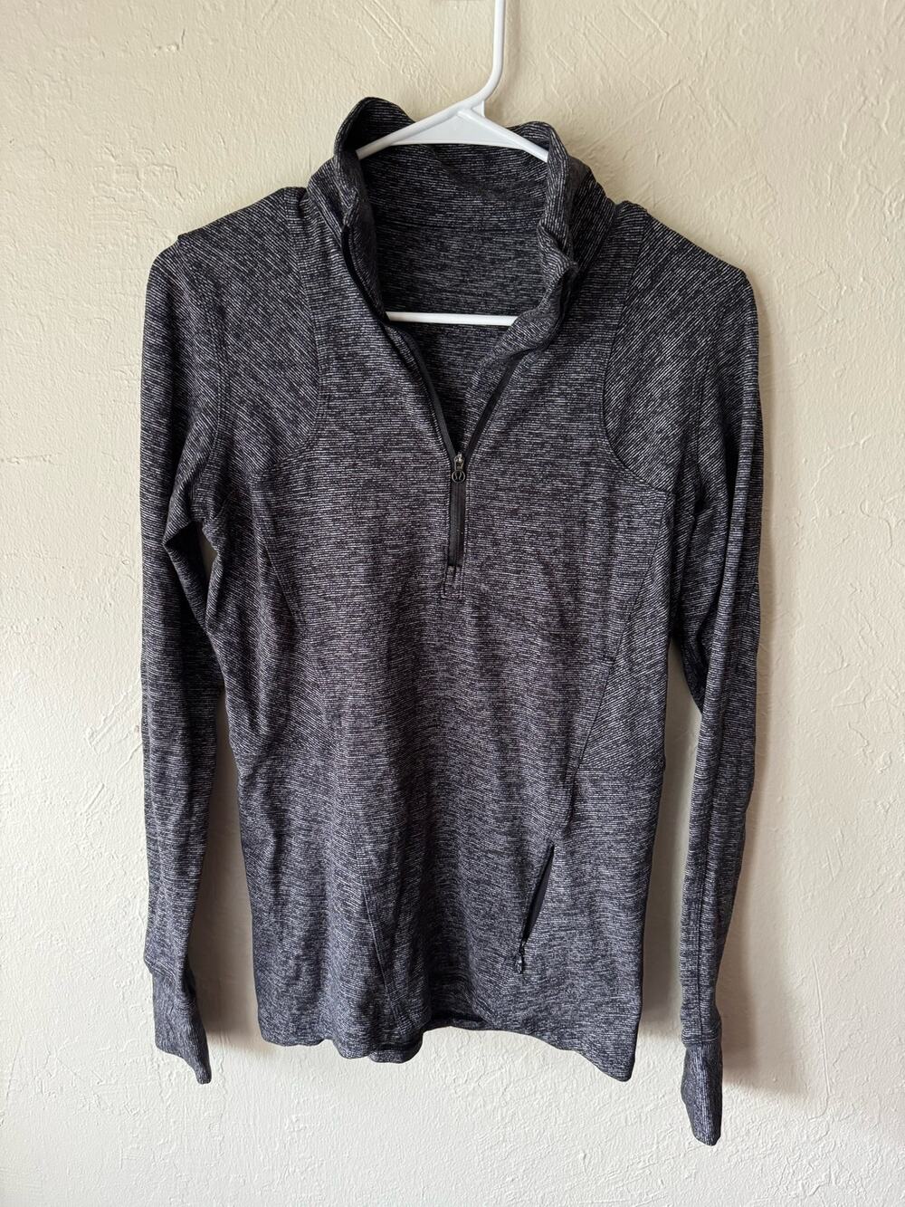 Lululemon Dark Gray Half Zipper Sweatshirt Size 8